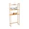 Organize It All Bamboo Over the Toilet Storage Space Saver